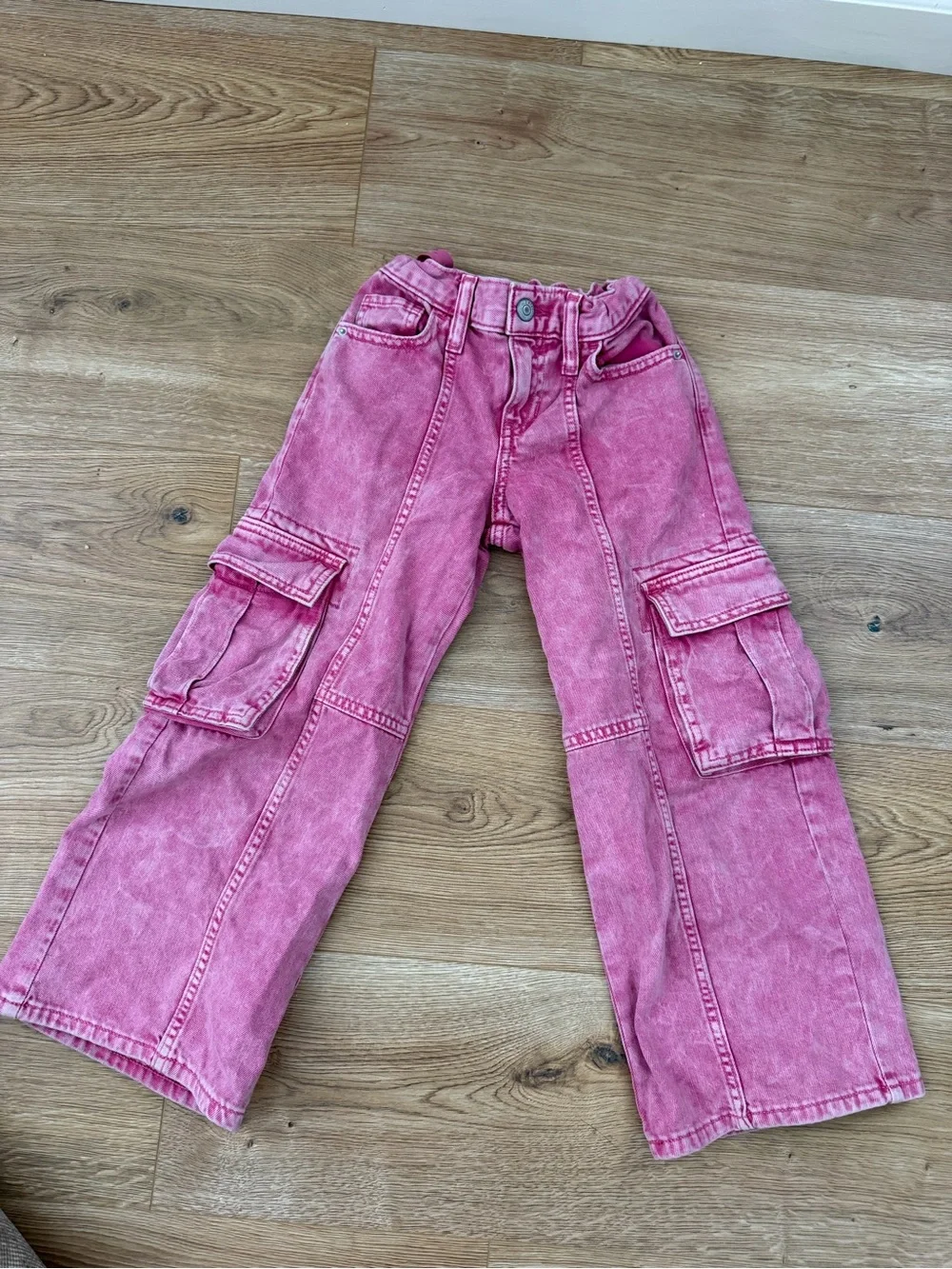 2 PAIRS Old Navy Light Blue Denim Cargo Jeans - Kids